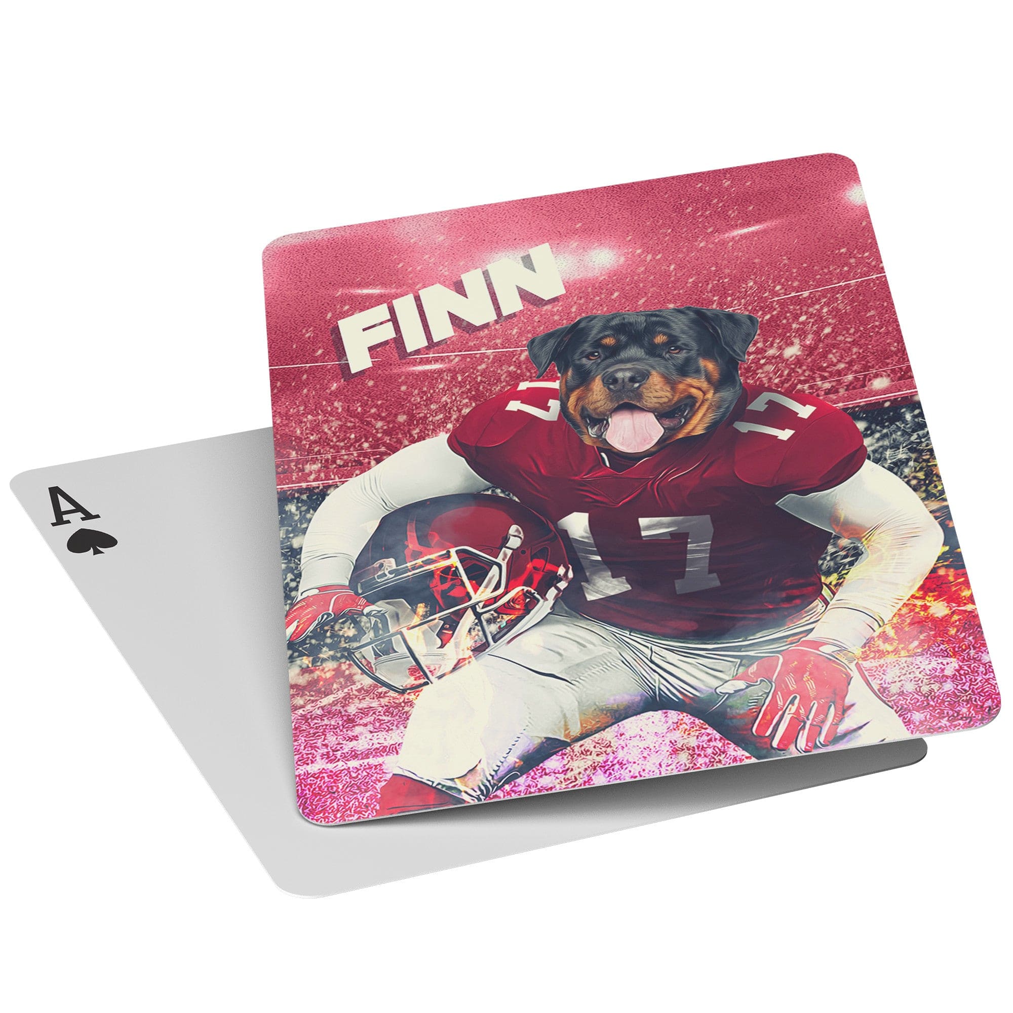 &#39;Alabama Doggos&#39; Personalized Pet Playing Cards
