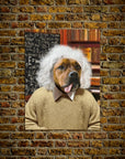 'Albert Pawstein' Personalized Pet Poster