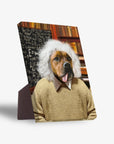 'Albert Pawstein' Personalized Pet Standing Canvas