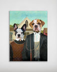 'American Pawthic' Personalized 2 Pet Poster