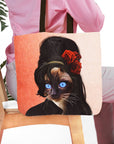 'Amy Cathouse' Personalized Tote Bag