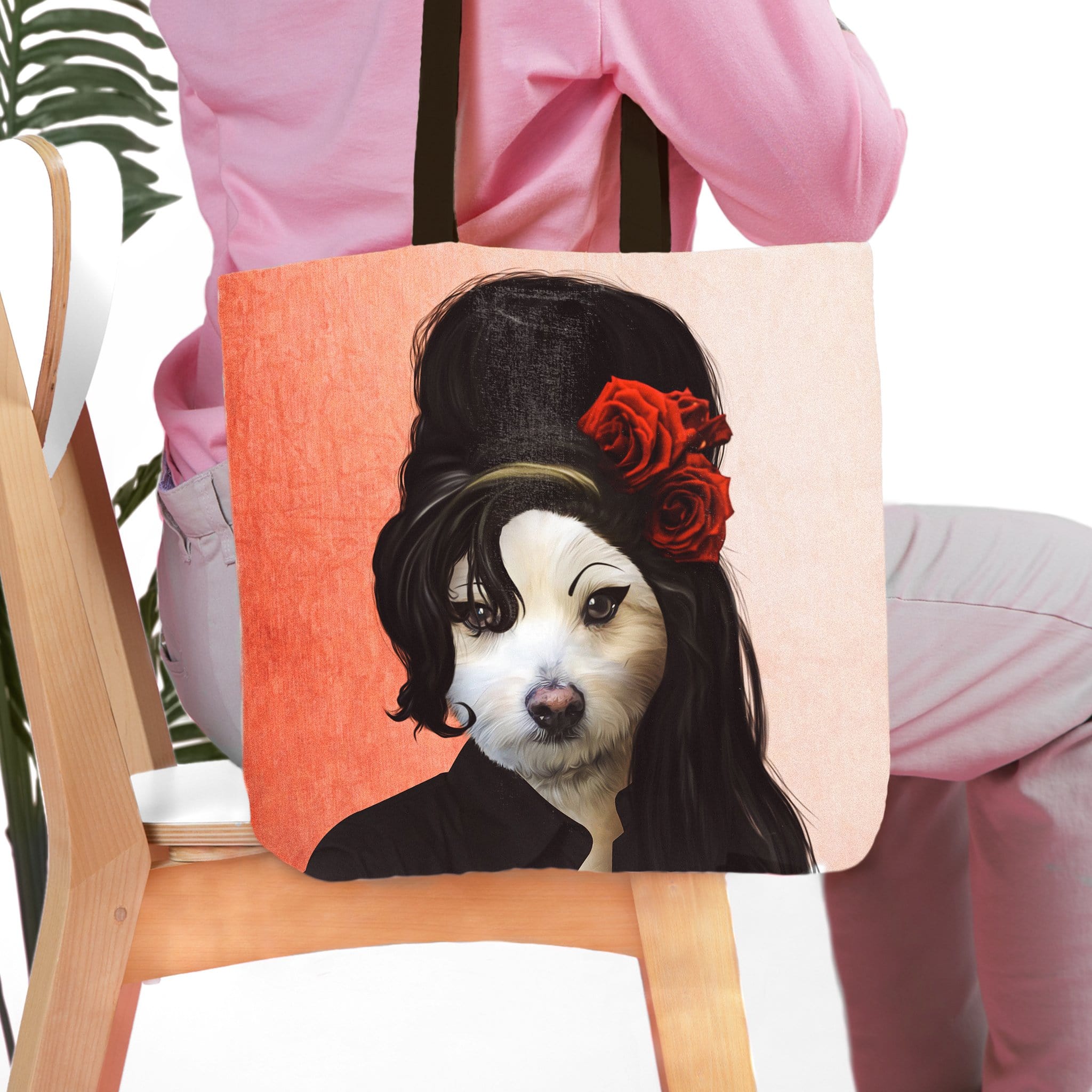 &#39;Amy Doghouse&#39; Personalized Tote Bag