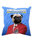 'Anchordog' Personalized Pet Throw Pillow