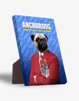 Lienzo personalizado para mascotas 'Anchordog'