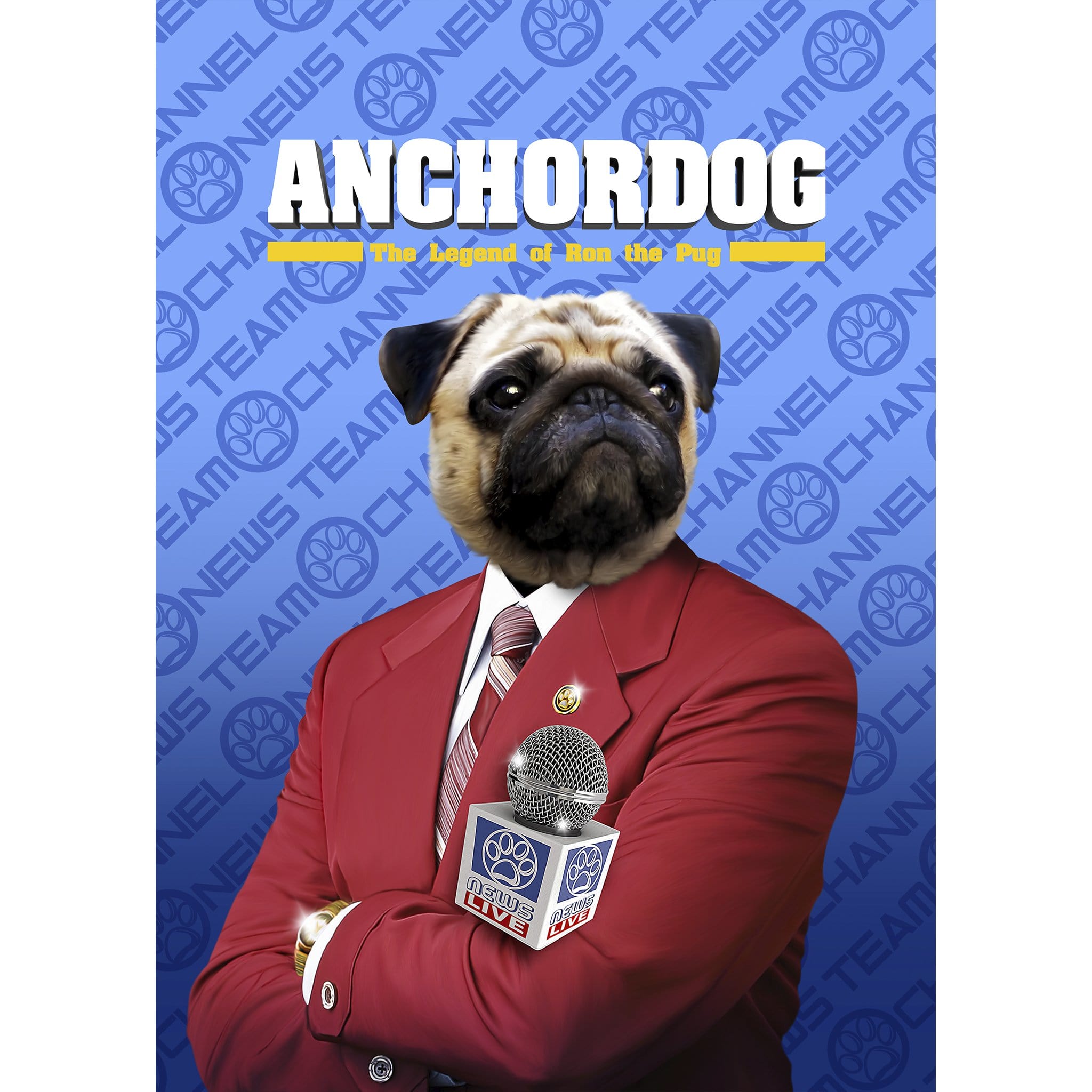 &#39;Anchordog&#39; Digital Portrait