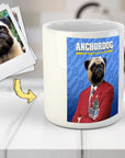 Taza personalizada para mascota 'Anchordog'