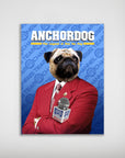 Póster Mascota personalizada 'Anchordog'