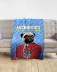 'Anchordog' Personalized Pet Blanket