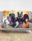 'Arizona Doggos' Personalized 2 Pet Blanket