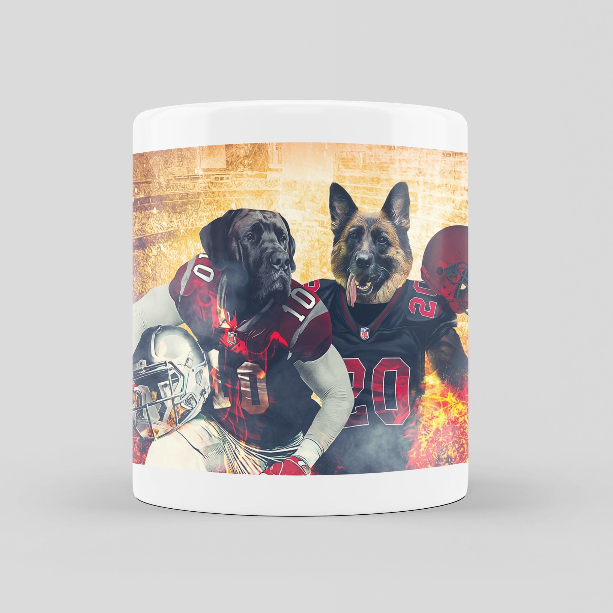 &#39;Arizona Doggos&#39; Personalized 2 Pet Mug