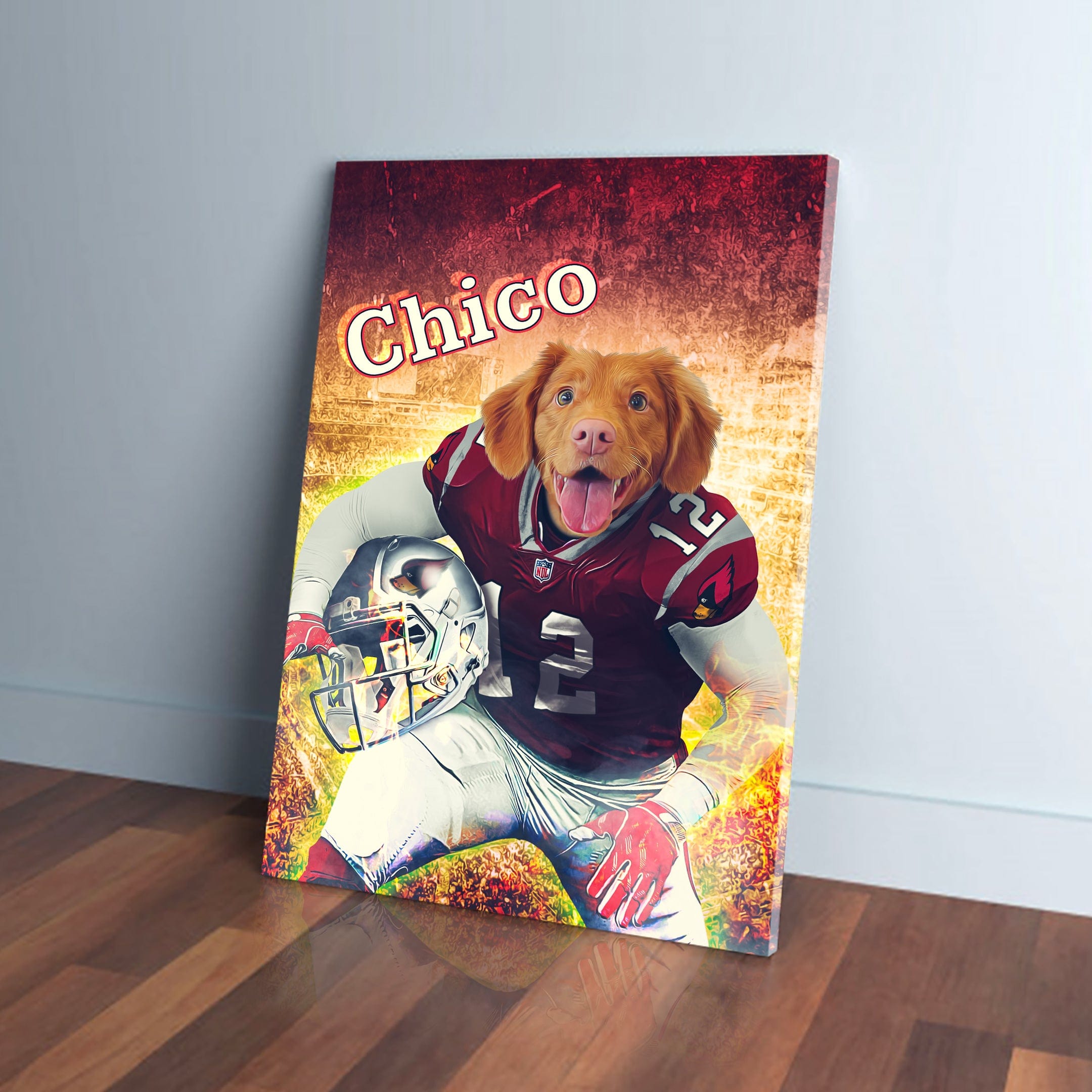 &#39;Arizona Doggos&#39; Personalized Pet Canvas