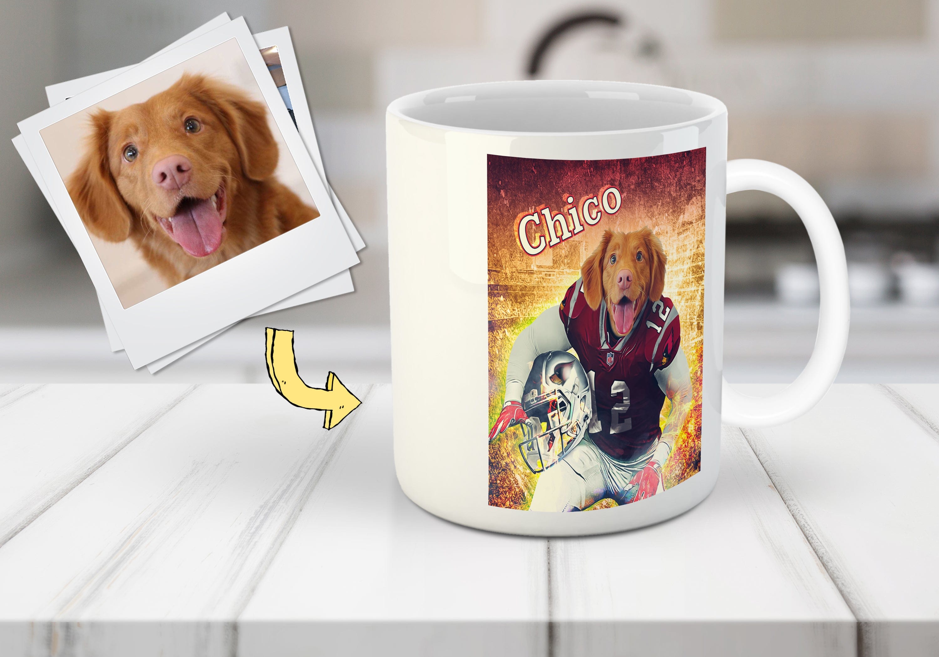 &#39;Arizona Doggos&#39; Personalized Pet Mug