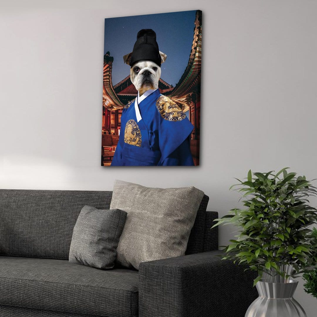 &#39;The Asian Emperor&#39; Personalized Pet Canvas