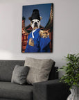 'The Asian Emperor' Personalized Pet Canvas