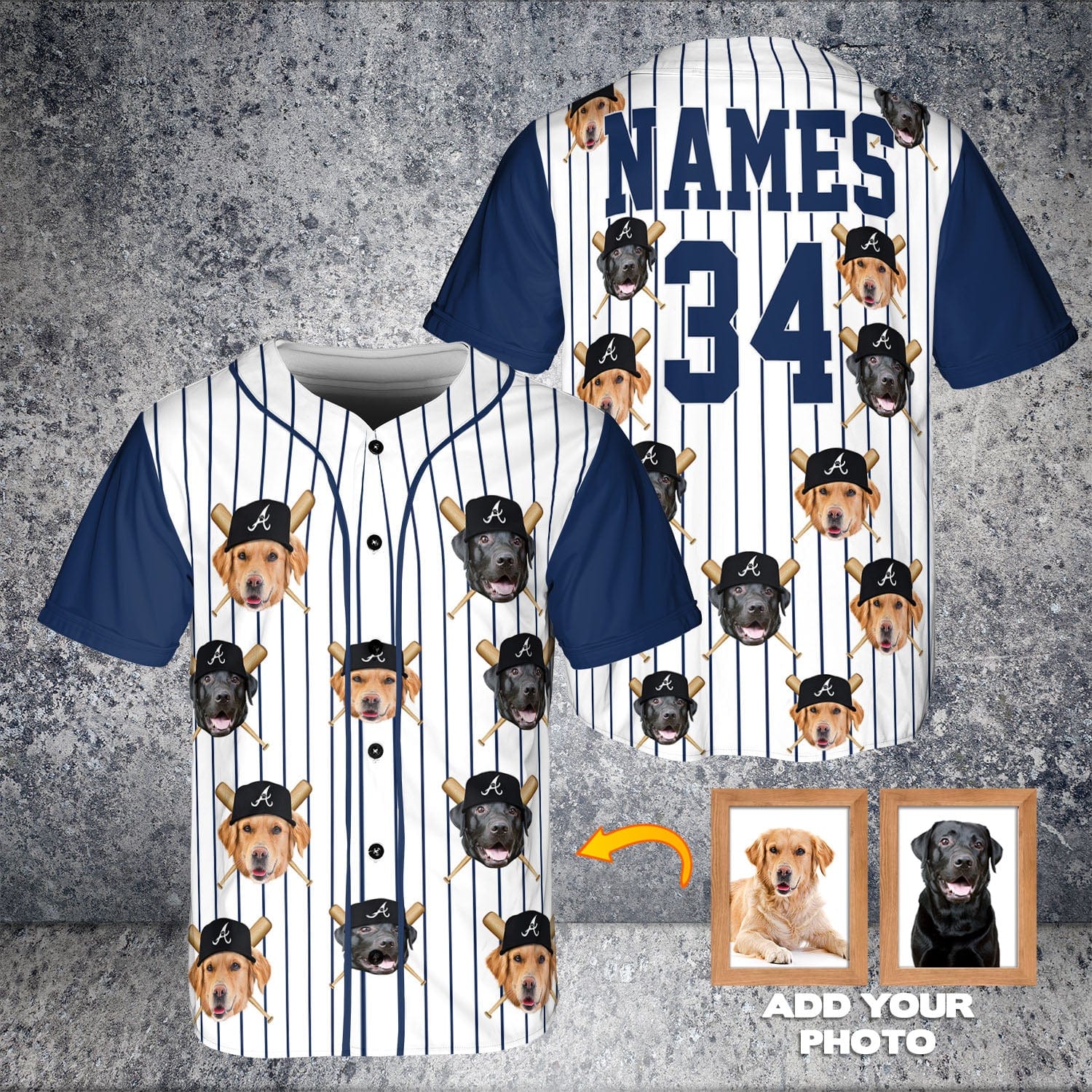 Camiseta de béisbol personalizada de Atlanta Doggos