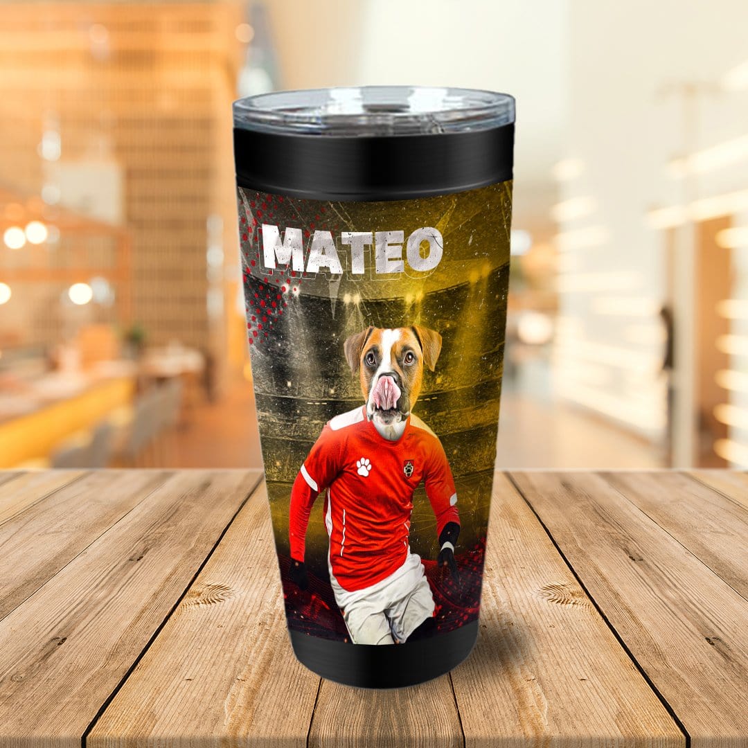 Vaso personalizado &#39;Austria Doggos Soccer&#39;
