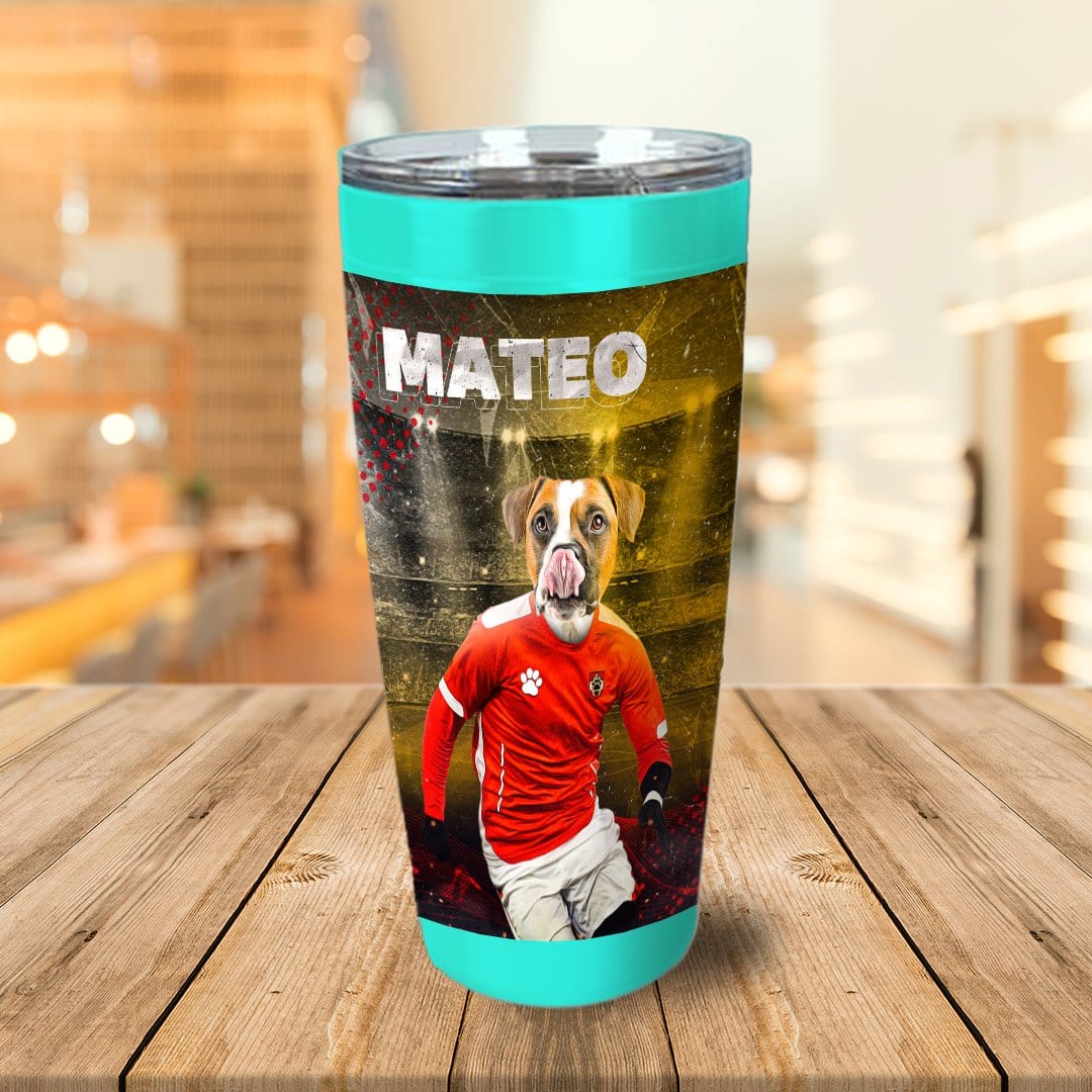 Vaso personalizado &#39;Austria Doggos Soccer&#39;