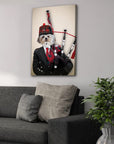 'The Bagpiper' Personalized Pet Canvas