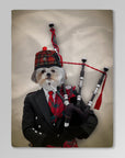 'The Bagpiper' Personalized Pet Blanket