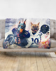 'Baltimore Doggos' Personalized 2 Pet Blanket