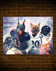 'Baltimore Doggos' Personalized 2 Pet Poster