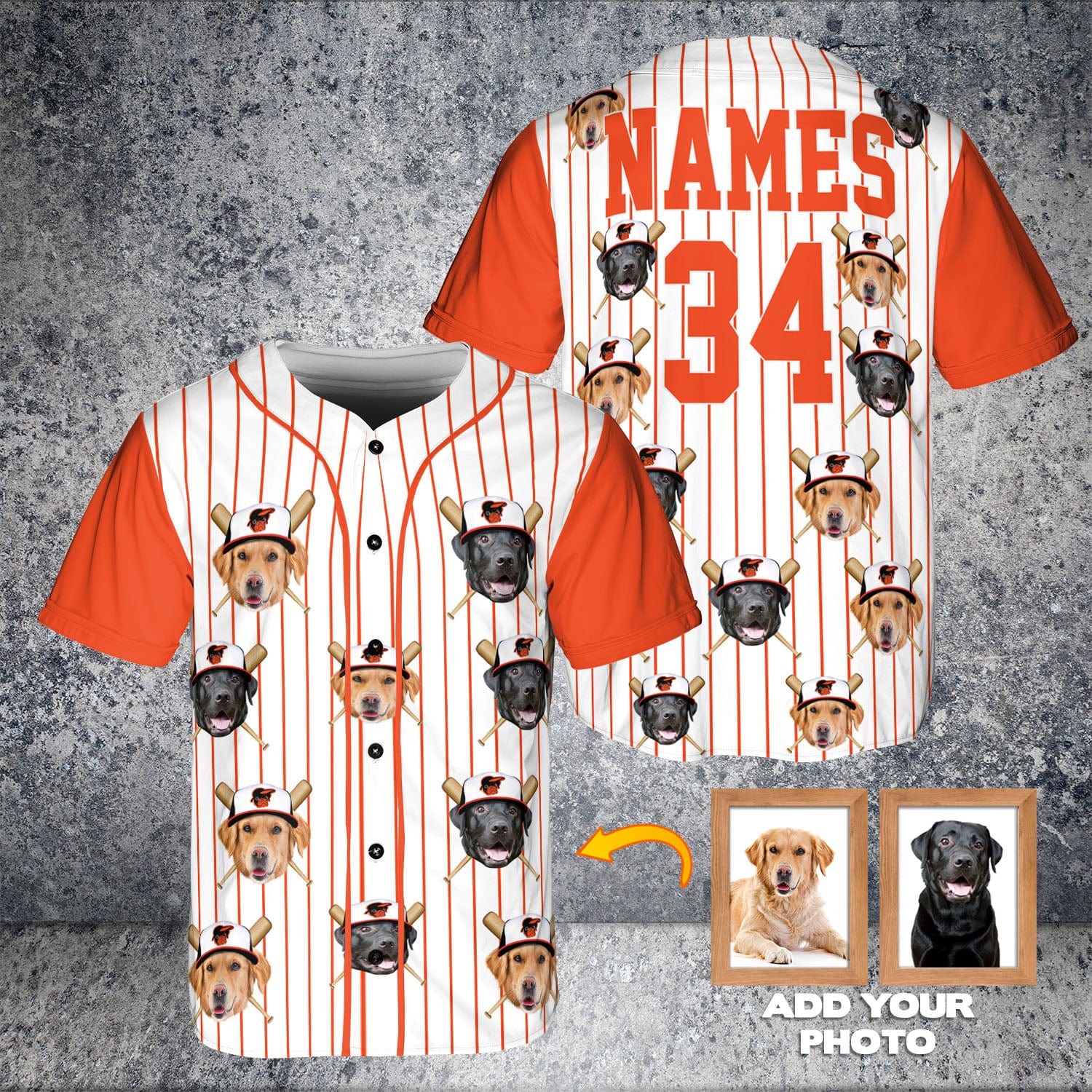 Baltimore Dogorioles Custom Baseball Jersey