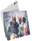 'Baltimore Doggos' Naipes personalizados para 2 mascotas