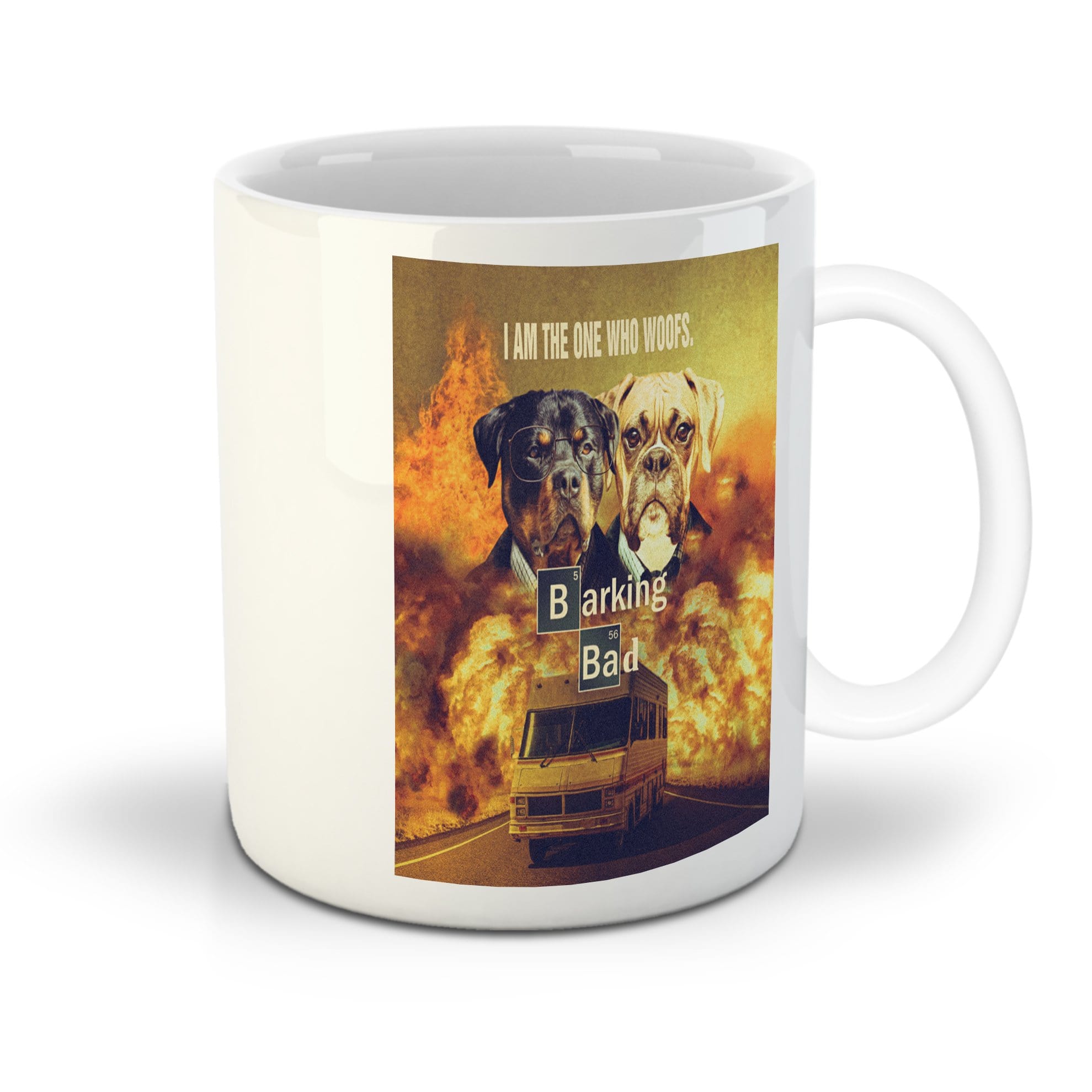 &#39;Barking Bad&#39; Personalized 2 Pet Mug