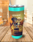 Vaso personalizado para 2 mascotas 'Barking Bad'