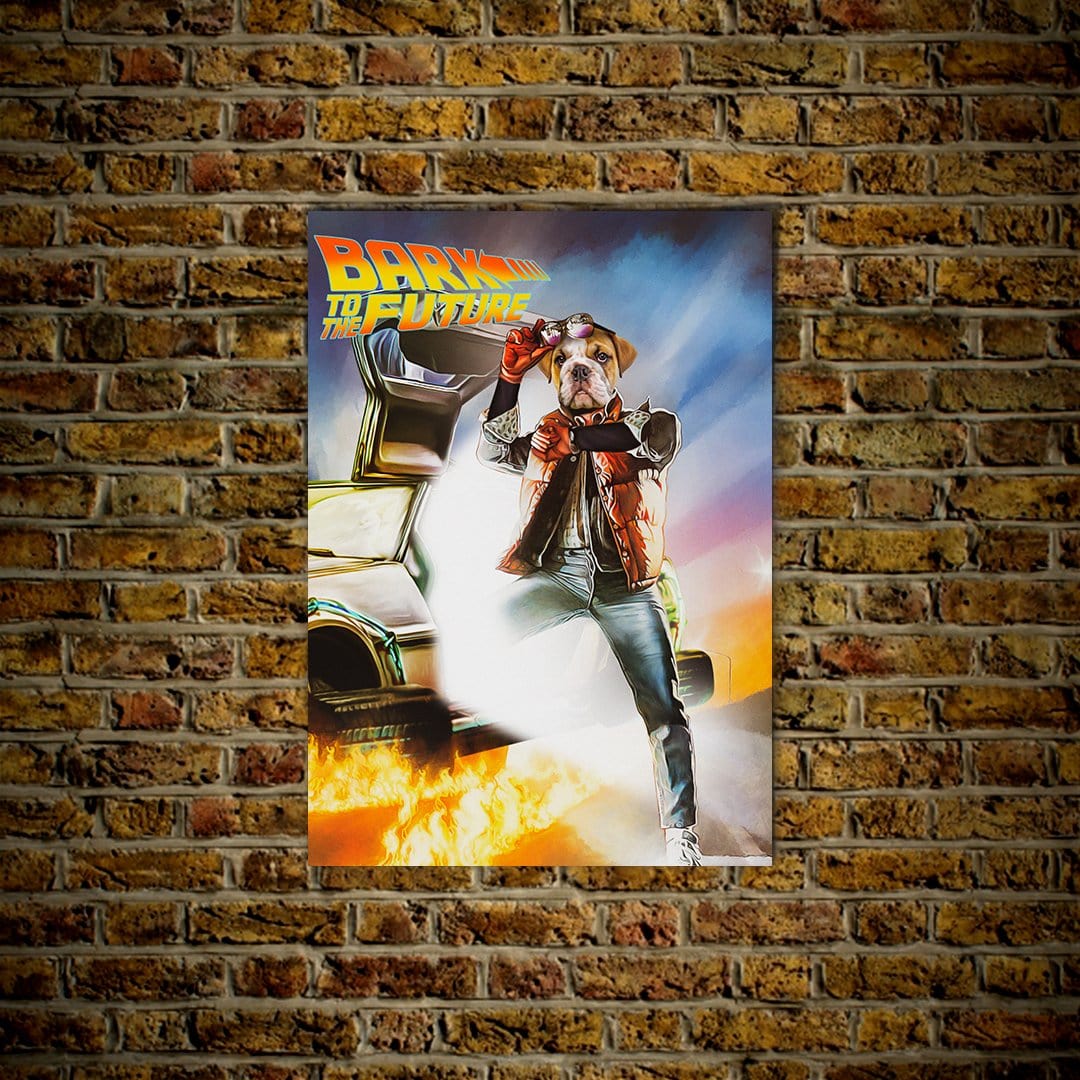 &#39;Bark to the Future&#39; Personalized Dog Poster