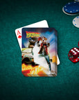 'Bark to the Future' Personalized Pet Playing Cards