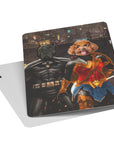 'Batdog & Wonder Doggette' Personalized 2 Pet Playing Cards