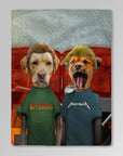 'Beavis and Buttsniffer' Personalized 2 Pet Blanket
