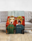 'Beavis and Buttsniffer' Personalized 2 Pet Blanket