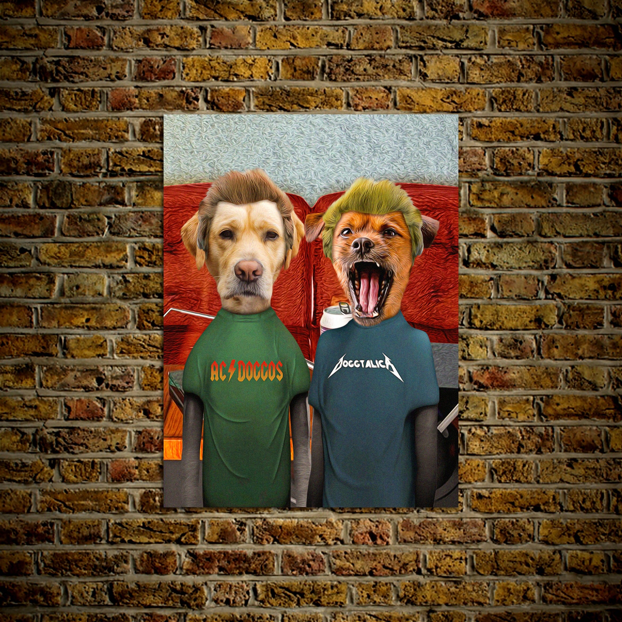 &#39;Beavis and Buttsniffer&#39; Personalized 2 Pet Poster