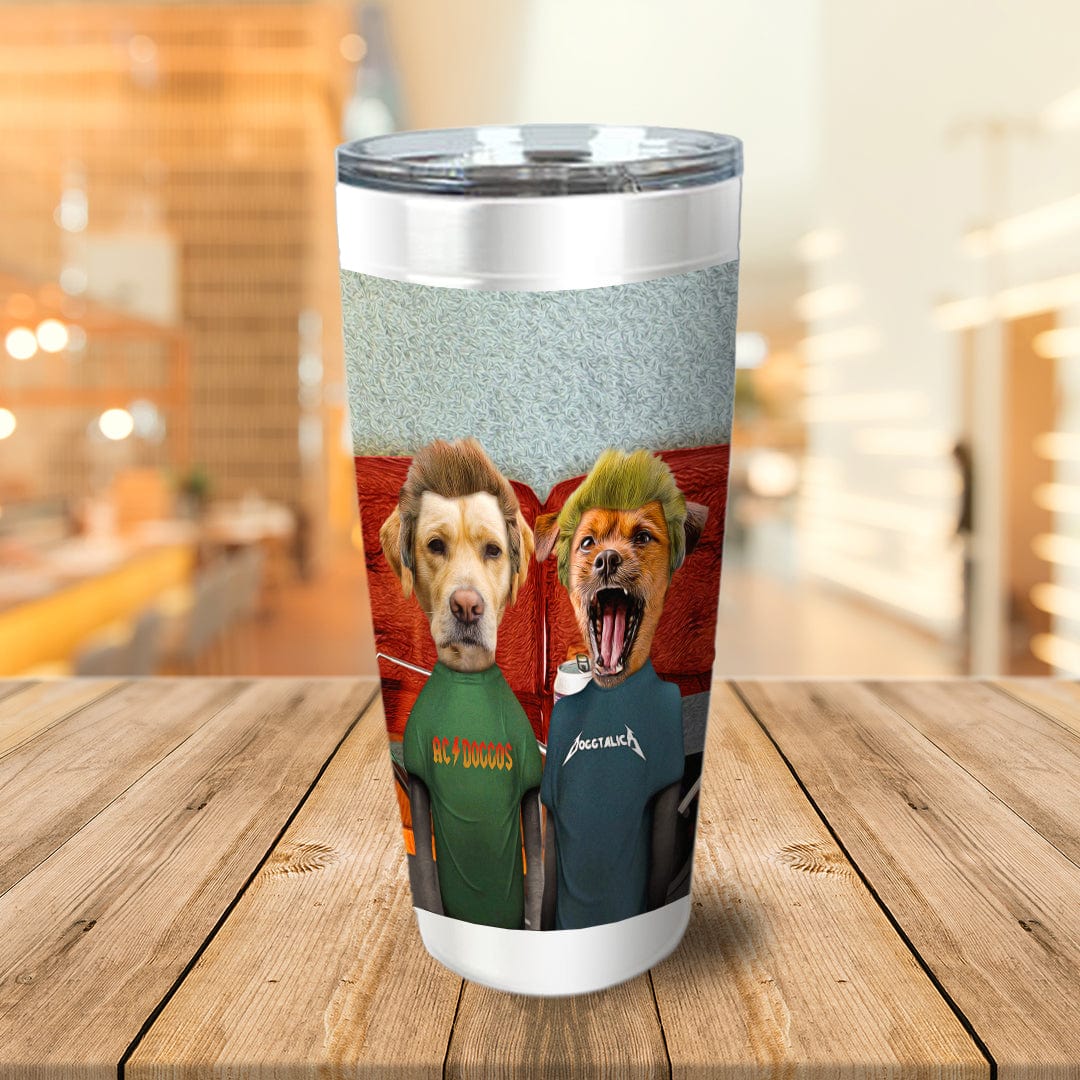 &#39;Beavis and Buttsniffer&#39; Personalized 2 Pet Tumbler