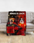 'Belgium Doggos' Personalized 2 Pet Blanket