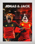 Póster Personalizado para 2 mascotas 'Belgium Doggos'