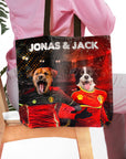 'Belgium Doggos' Personalized 2 Pet Tote Bag
