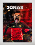 Póster Mascota personalizada 'Belgium Doggos Soccer'