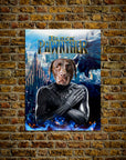 'Black Pawnther' Personalized Pet Poster