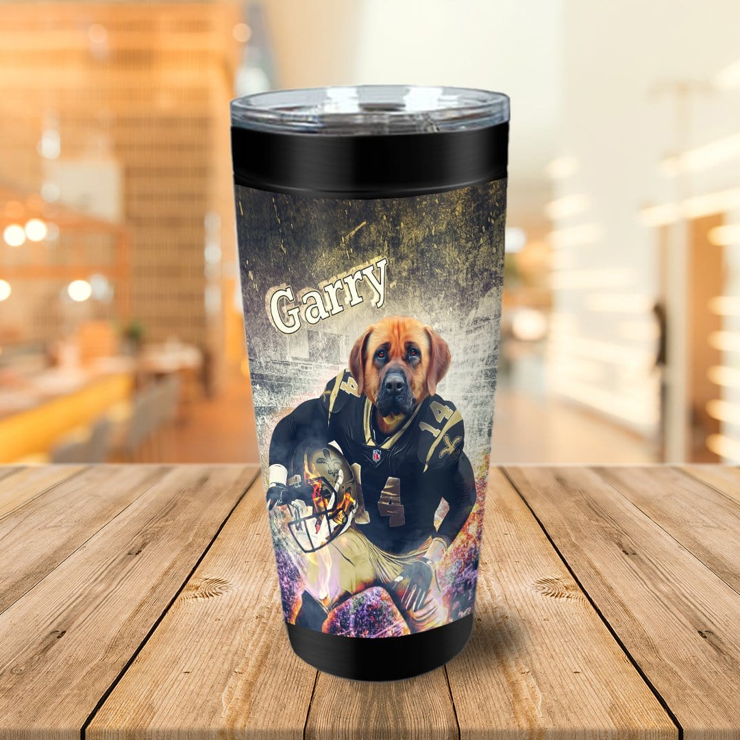 &#39;New Orleans Doggos&#39; Personalized Tumbler