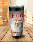 'Le Cat' Personalized Tumbler