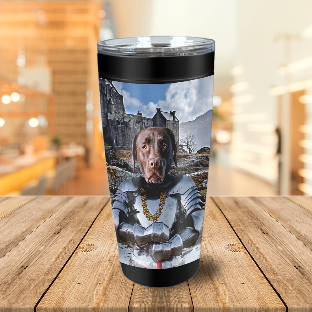 &#39;The Knight&#39; Personalized Tumbler