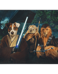 'Star Woofers 2' Personalized 3 Pet Blanket