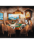 'The Poker Players' Personalized 5 Pet Blanket