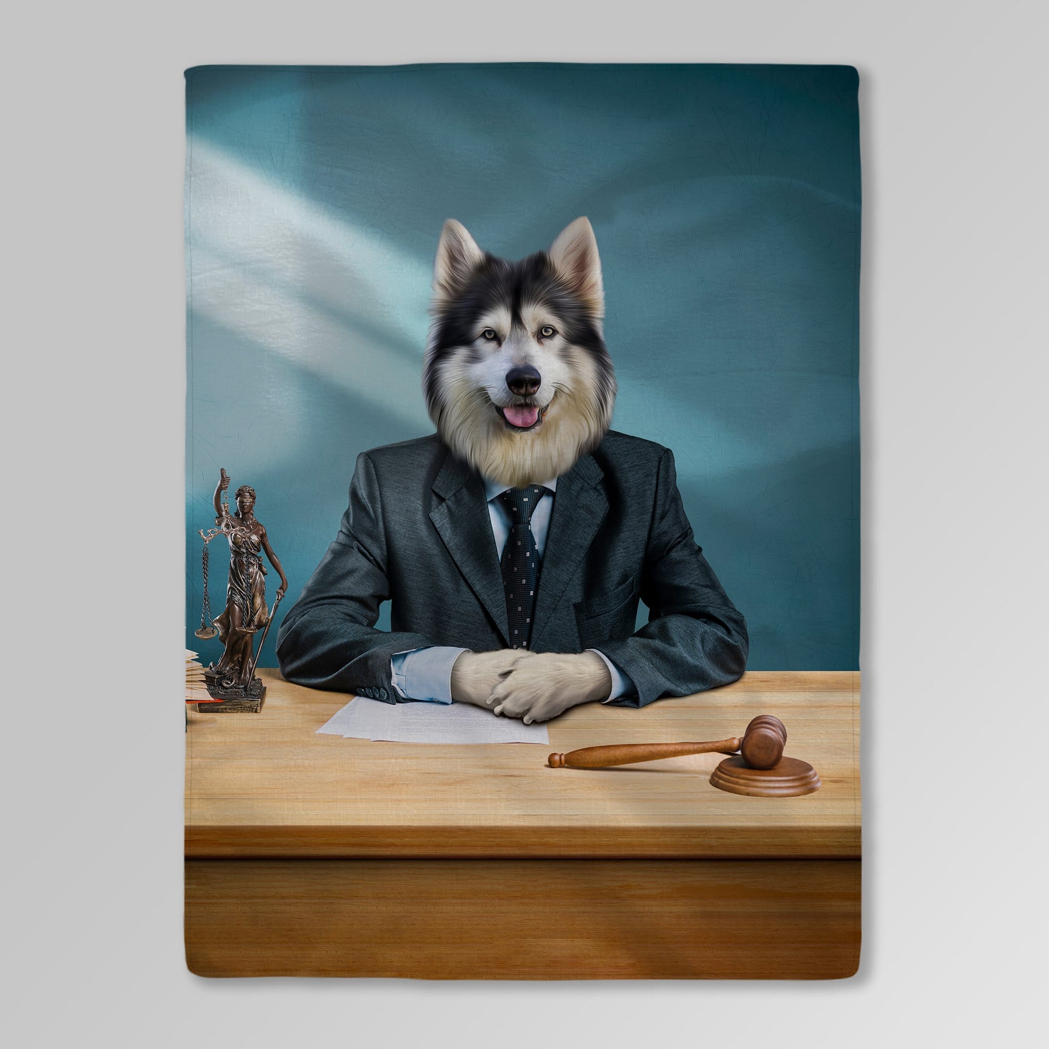 &#39;The Lawyer&#39; Personalized Pet Blanket