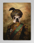 'The Sultan' Personalized Pet Blanket