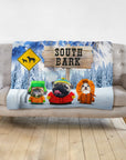 Manta personalizada para 3 mascotas 'South Bark' 
