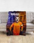'Holland Doggos Soccer' Personalized Pet Blanket